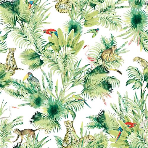 Chatham Glyn Tropical Velvets Monteverde Natural Fabric