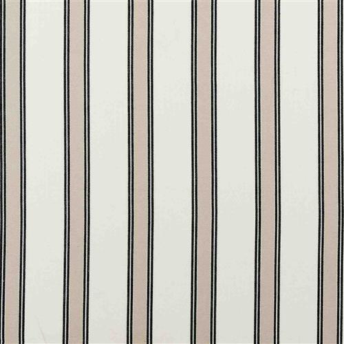 Clarke & Clarke Ticking Stripes Oxford Charcoal Fabric