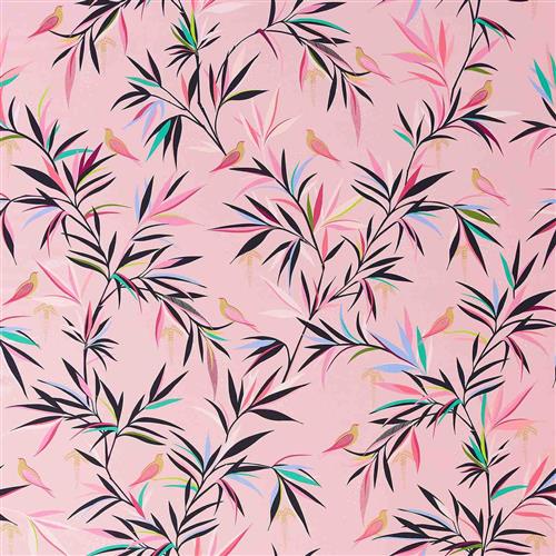 Sara Miller Bamboo Soft Pink Sateen Fabric