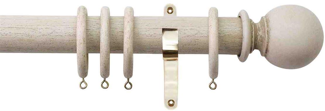 Jones Hardwick 40mm Handcrafted Pole Putty, Brass, Ball