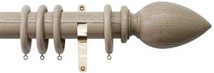 Jones Oakham 50mm Handcrafted Pole, Brass, Truffle, Cone