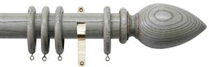 Jones Oakham 50mm Handcrafted Pole, Brass, Dove, Cone