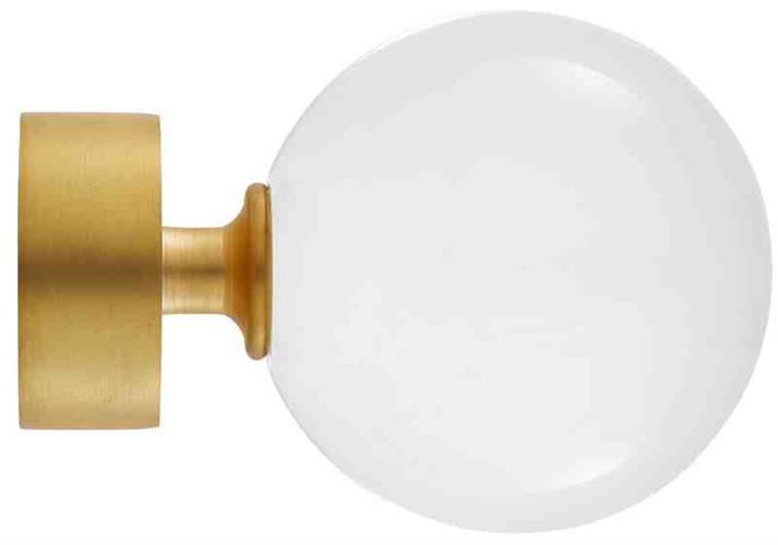 Ice 35mm Finial Only, Pure, Satin Brass
