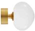 Ice 35mm Finial Only, Dewdrop, Satin Brass
