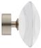 Ice 35mm Finial Only, Mineral, Satin Nickel