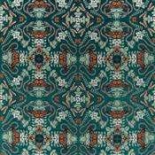 Clarke & Clarke Wedgwood Emerald Forest Teal Jacquard Fabric