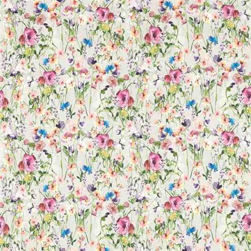 Studio G Floral Flourish Wild Meadow Damson Fabric