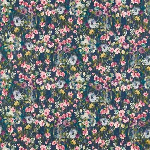 Studio G Floral Flourish Wild Meadow Multi Linen Fabric