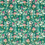 Studio G Floral Flourish Wild Meadow Mineral Velvet Fabric