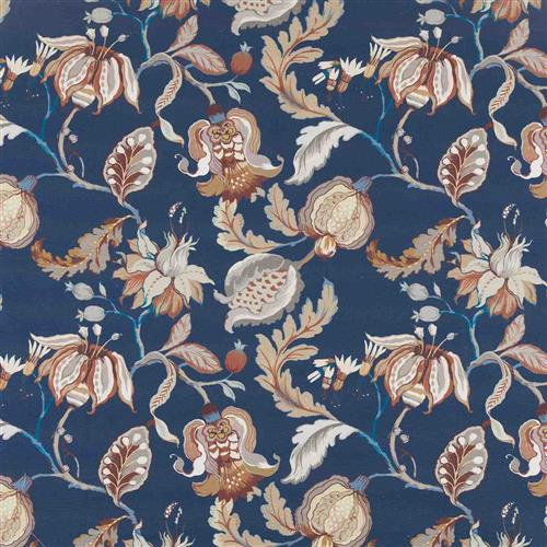 Beaumont Textiles Heritage Oleander French Navy