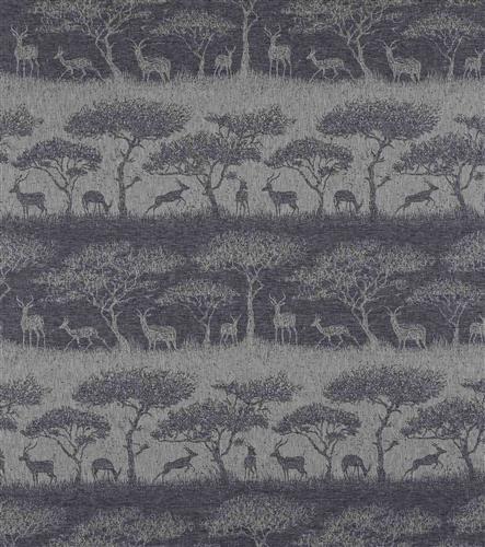 Ashley Wilde Belvoir Hastings Charcoal Fabric