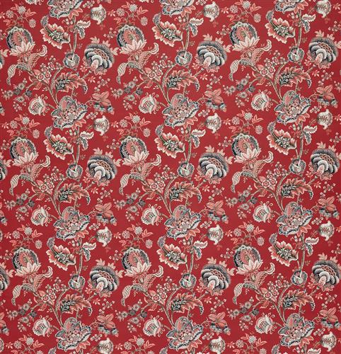 Ashley Wilde Tahiti Prunella Crimson Fabric