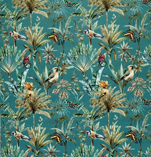 Ashley Wilde Tahiti Fiji Teal Fabric