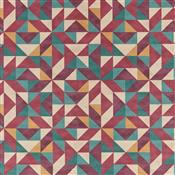 Iliv Geometrica Acute Bilberry Fabric