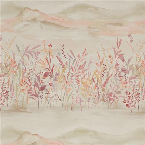 Iliv Water Meadow Marshlands Rosewood Fabric