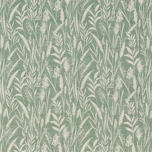 Iliv Water Meadow Wild Grasses Jade Fabric