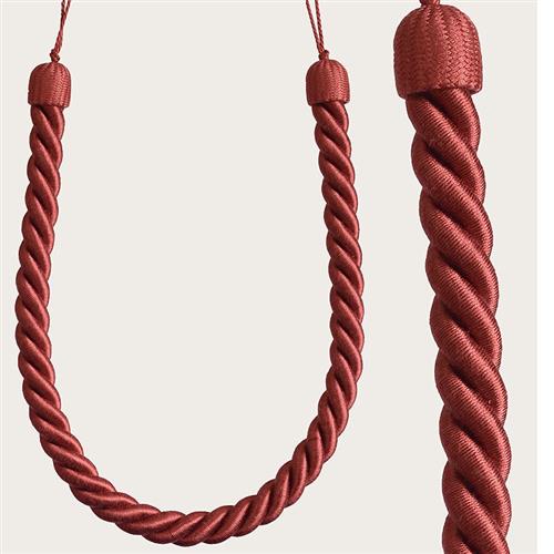Laura Ashley Curtain Rope Tieback Crimson