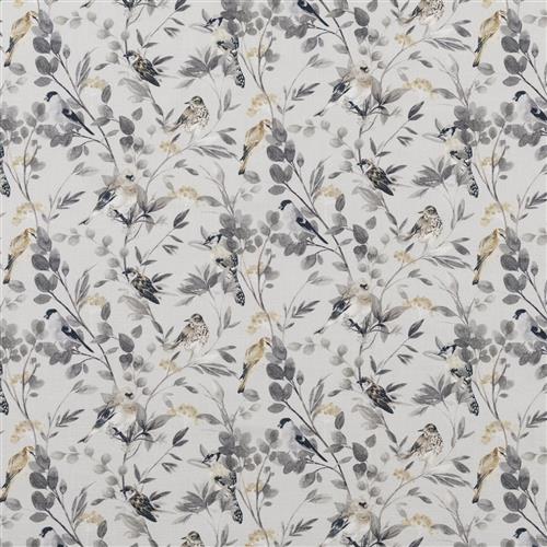 Beaumont Textiles Cottage Garden Songbirds Winter Fabric