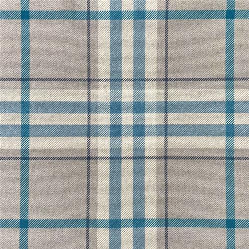 Chatham Glyn Highland Checks Tavish Bluebell Fabric