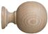 Hallis Eden 35mm and 45mm Finial only Ball Oatmeal