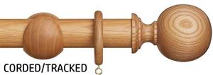 Hallis Eden 45mm Corded/Tracked Pole Natural Ball