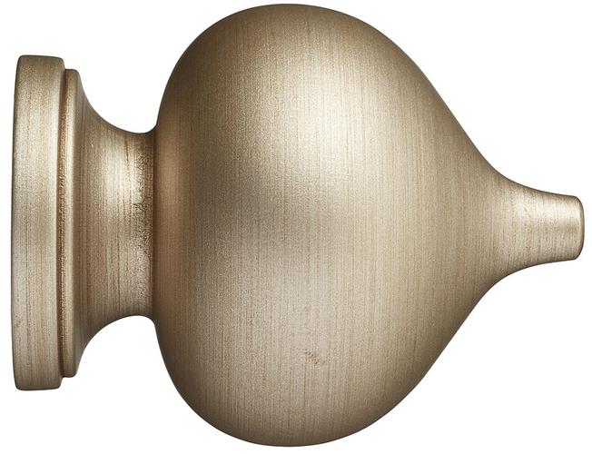 Museum 35mm 45mm & 55mm Finial only Florence Satin Oyster