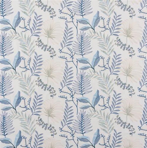 Beaumont Textiles Papyrus Mimosa Sapphire Fabric