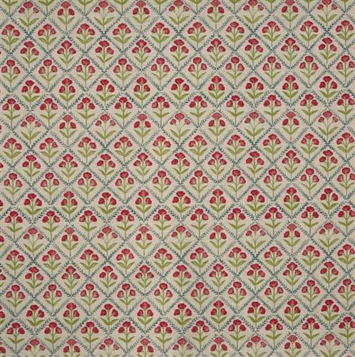 Prestigious Textiles Greenhouse Chatsworth Poppy Fabric
