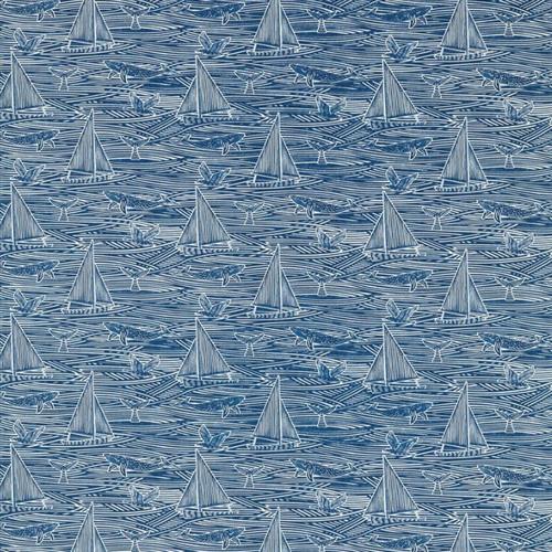 Studio G Marina Fin Navy Fabric