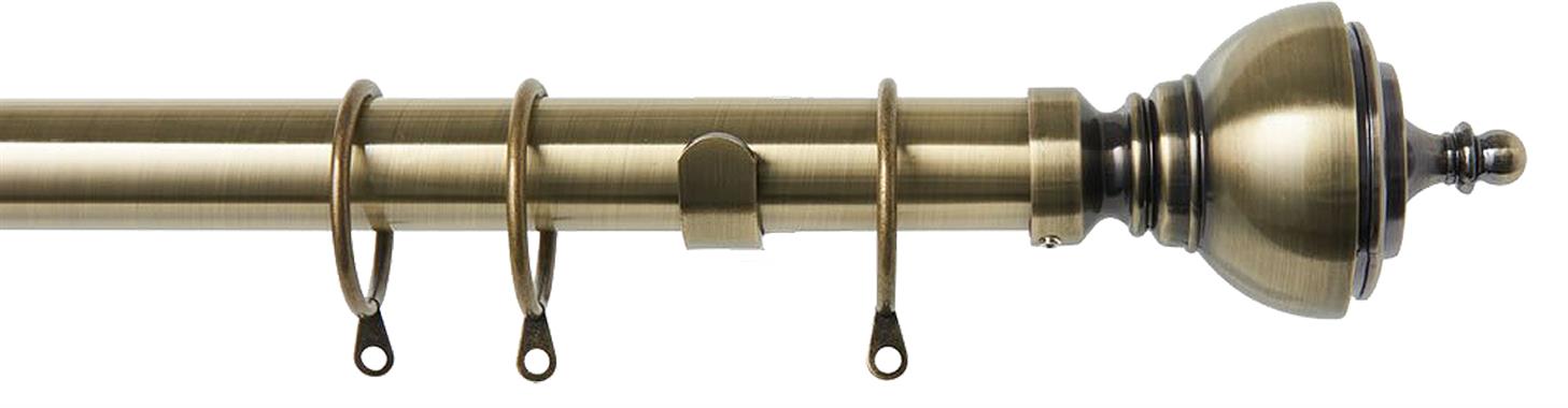 Speedy 25mm-28mm Extendable Exclusive Curtain Pole Vienna Ant Brass