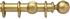 Opus 48mm Wood Curtain Pole Antique Gold, Ball