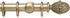 Opus 48mm Wood Curtain Pole Pale Gold, Pineapple