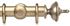 Opus 63mm Wood Curtain Pole Pale Gold, Urn