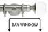 Neo Premium 35mm Bay Window Pole Stainless Steel Clear Ball