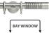 Neo Premium 28mm Bay Window Pole Stainless Steel Wired Barrel