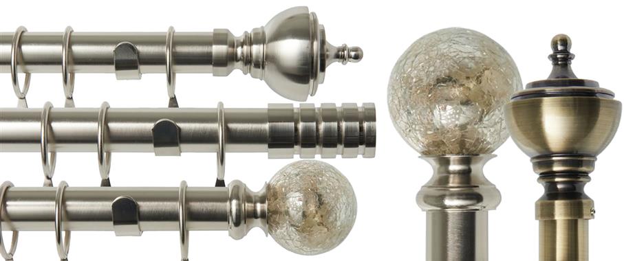 Speedy 25mm-28mm Extendable Exclusive Metal Curtain Poles