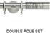 Neo Premium 19/28mm Double Pole Stainless Steel Wired Barrel