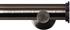 Renaissance Dimensions 28mm Contemporary Eyelet Pole Gun Metal, Fynn Endcap