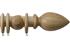 Jones Oakham 50mm Handcrafted Wood Pole Limed, Cone