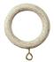 Jones Cathedral 30mm Wood Curtain Rings, Putty