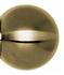 Neo 19mm Ball Finial Only, Spun Brass