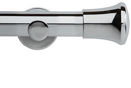 Neo 35mm Eyelet Pole Chrome Trumpet