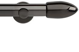 Neo 35mm Eyelet Pole Black Nickel Bullet