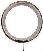 Renaissance Orbit 28mm Metal Curtain Pole Rings, Titanium
