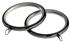 Speedy Standard Lined 28mm Pole Rings, Polished Graphite