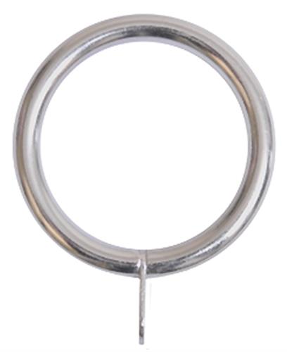 Renaissance 28mm Dimensions Curtain Rings Brushed Nickel