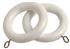 Speedy Victory 28mm Wood Pole Rings, White