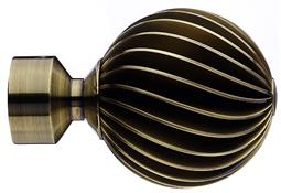 Integra Inspired Allure 35mm Finial Only Zara Burnished Brass