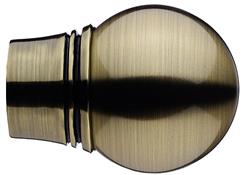 Integra Inspired Allure 35mm Finial Only Scepta Burnished Brass