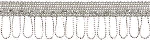 JLS Melody Ball Chain Fringe Trimming, Silver
